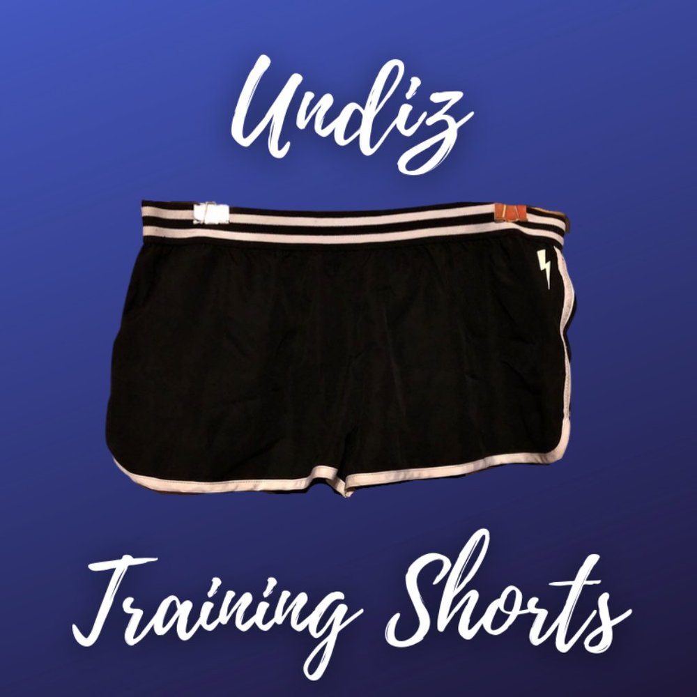 Black Undiz Mesh Lined Training Shorts